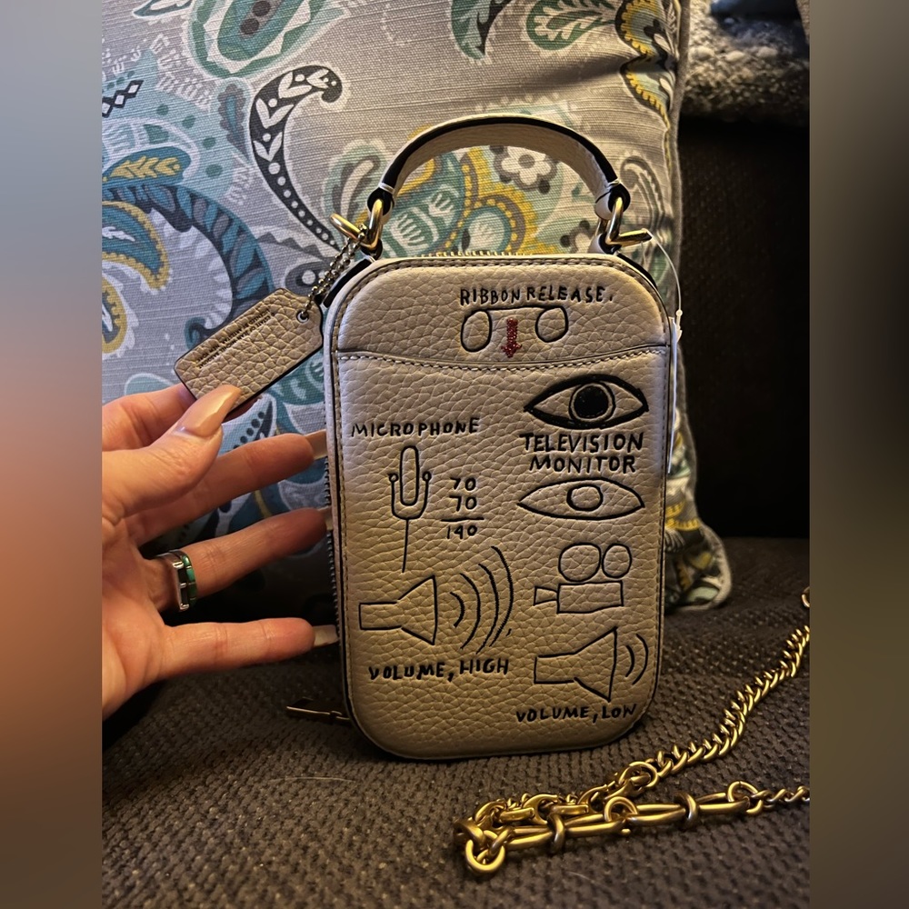 Brand New Coach x Jean-Michel Basquiat Alie Camera Bag - Picture 3 of 14